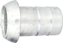 Produktbild: Perrot V-Teil KVS-Si, 133 V-Teil x Ø 125 mm mit gesickter Schlauchtülle, verzinkt, KF75880