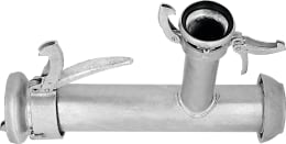 Produktbild: Perrot T-Stück KT 108 x 70 108 M-Teil, 108 V-Teil, 70 M-Teil (Abgang), inkl. Gummidichtring
