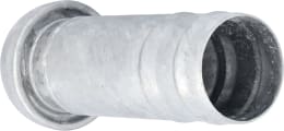Produktbild: Perrot V-Teil KVS-Si, 70 V-Teil x Ø 75 mm mit gesickter Schlauchtülle, verzinkt, KF75833