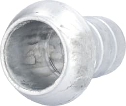 Produktbild: Perrot V-Teil KVS-Si, 108 V-Teil x Ø 100 mm mit gesickter Schlauchtülle, verzinkt, KF75860