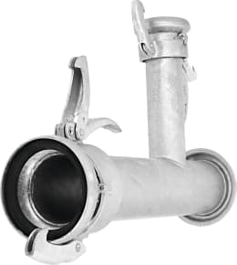 Produktbild: Perrot T-Stück KT 108 x 70 108 M-Teil, 108 V-Teil, 70 M-Teil (Abgang), inkl. Gummidichtring