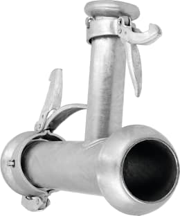 Produktbild: Perrot T-Stück KT 108 x 70 108 M-Teil, 108 V-Teil, 70 M-Teil (Abgang), inkl. Gummidichtring