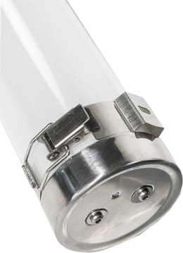 Produktbild: Patura LED-Feuchtraumleuchte Premium-Line mit Edelstahl-Befestigungsclip, dimmbar