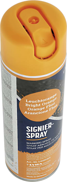 Produktbild: Lyra Markierungsspray orange, 500 ml, für Baum- und Holzmarkierung, 26-2360-3
