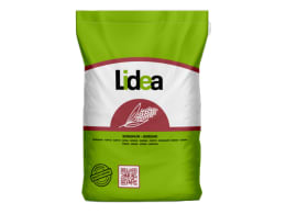 Produktbild: Sorghum Saatgut in grüner Verpackung mit Lidea-Logo