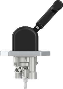 Produktbild: Wabco Handbremsventil max. 10 bar, pneumatisch, Raste 85°, für Traktor Fendt Favorit, Vario, Xylon