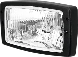 Produktbild: Fendt Hauptscheinwerfer links/rechts schwarz, Halogen H4, 12 V, für Traktor, Kabinendach hoch