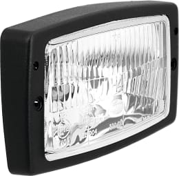 Produktbild: Fendt Hauptscheinwerfer links/rechts schwarz, Halogen H4, 12 V, für Traktor, Kabinendach hoch