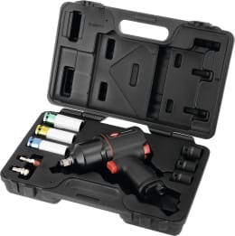 Produktbild: Airpress Schlagschrauber 1/2 1.800 Nm, Druckluft, Set im Koffer, Schlagnüsse, Stecknippel
