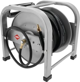 Produktbild: Airpress Schlauchaufroller für Druckluft, selbstaufrollend, stehend, 30 m