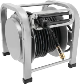 Produktbild: Airpress Schlauchaufroller für Druckluft, selbstaufrollend, stehend, 30 m