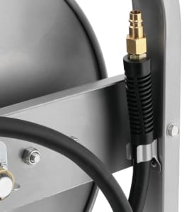 Produktbild: Airpress Schlauchaufroller für Druckluft, selbstaufrollend, stehend, 30 m