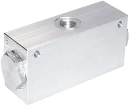 Produktbild: Mengenteiler Aluminium, G 3/8-19 IG, 50:50, nicht verstellbar