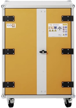 Produktbild: Cemo Akku-Ladeschrank Basic 8/10 230 V, mit Lenkrollen, 4 Ebenen, Kapazität 6 kWh, mit lockEX 2.0, 12116
