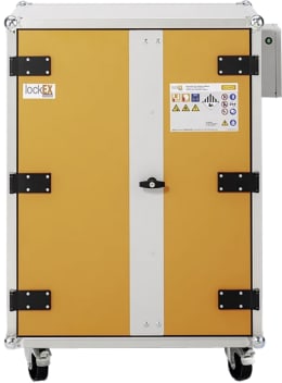 Produktbild: Cemo Akku-Ladeschrank Premium 8/10 230 V, mit Lenkrollen, 4 Ebenen, Kapazität 6 kWh, mit lockEX 2.0, 12120