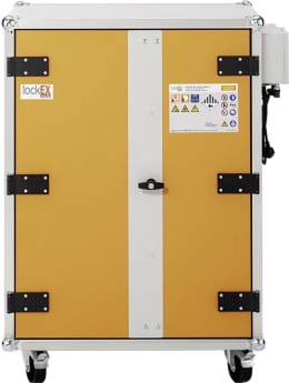 Produktbild: Cemo Akku-Ladeschrank Premium Plus 8/10 230 V, mit Lenkrollen, 4 Ebenen, Kapazität 6 kWh, mit lockEX 2.0, 12124