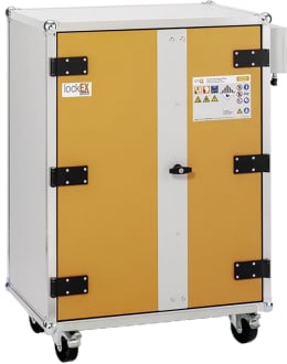 Produktbild: Cemo Akku-Ladeschrank Premium Plus 8/10 400 V, mit Lenkrollen, 4 Ebenen, Kapazität 6 kWh, mit lockEX 2.0, 12125