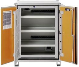 Produktbild: Cemo Akku-Ladeschrank Premium Plus 8/10 400 V, mit Füßen, 4 Ebenen, Kapazität 6 kWh, mit lockEX 2.0, 12123