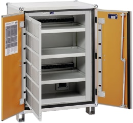Produktbild: Cemo Akku-Ladeschrank Premium Plus 8/10 400 V, mit Füßen, 4 Ebenen, Kapazität 6 kWh, mit lockEX 2.0, 12123
