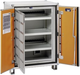 Produktbild: Cemo Akku-Ladeschrank Premium Plus 8/10 230 V, mit Füßen, 4 Ebenen, Kapazität 6 kWh, mit lockEX 2.0, 12122
