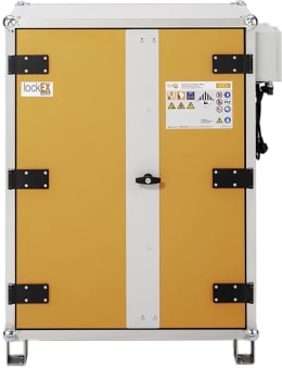 Produktbild: Cemo Akku-Ladeschrank Premium Plus 8/10 230 V, mit Füßen, 4 Ebenen, Kapazität 6 kWh, mit lockEX 2.0, 12122