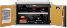 Produktbild: Cemo Akku-Ladeschrank Premium Plus 8/5 230 V, ohne Füße, 2 Ebenen, Kapazität 3 kWh, mit lockEX 2.0, 12112