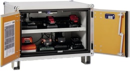 Produktbild: Cemo Akku-Ladeschrank Premium Plus 8/5 230 V, mit Füßen, 2 Ebenen, Kapazität 3 kWh, mit lockEX 2.0, 12113