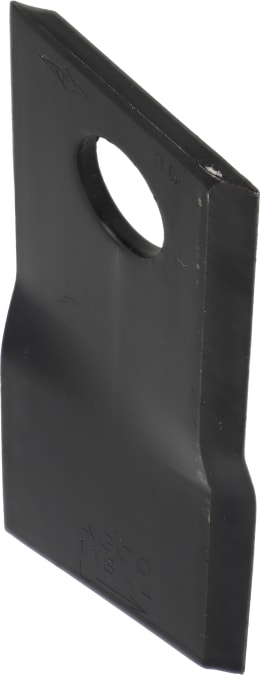 Produktbild: Fendt Kreiselmäherklinge 118 x 48 x 4 mm, links, gedreht für Mähwerk Fendt, Fella, Massey Ferguson, FEL133075