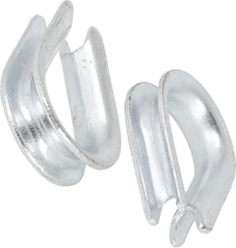 Produktbild: Hevi Kausche Metall verzinkt, DIN 6899-B für Stahlseil, 2 St.