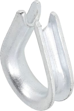 Produktbild: Hevi Kausche Metall verzinkt, DIN 6899-B für Stahlseil, 2 St.