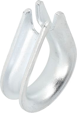 Produktbild: Hevi Kausche 8 mm, Metall verzinkt, DIN 6899-B für Stahlseil, 2 St.