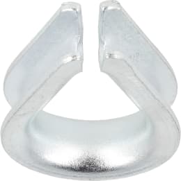 Produktbild: Hevi Kausche 8 mm, Metall verzinkt, DIN 6899-B für Stahlseil, 2 St.