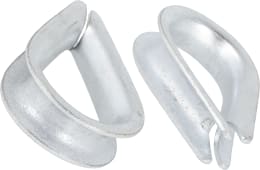 Produktbild: Hevi Kausche 10 mm, Metall verzinkt, DIN 6899-B für Stahlseil, 2 St.