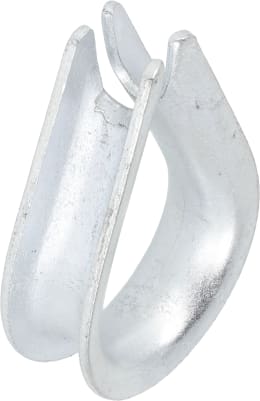 Produktbild: Hevi Kausche 10 mm, Metall verzinkt, DIN 6899-B für Stahlseil, 2 St.