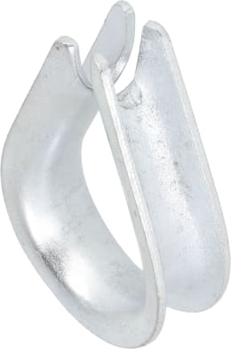 Produktbild: Hevi Kausche 10 mm, Metall verzinkt, DIN 6899-B für Stahlseil, 2 St.