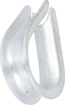 Produktbild: Hevi Kausche 10 mm, Metall verzinkt, DIN 6899-B für Stahlseil, 2 St.