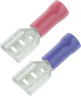 Produktbild: Hevi Flachsteckhülsen-Sortiment 0,25 – 1,0 mm², 1,0 – 2,5 mm², 10 St. teilisoliert