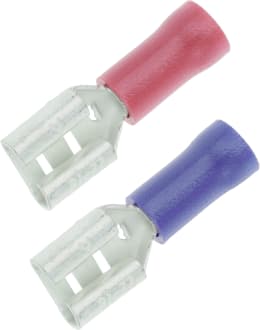 Produktbild: Hevi Flachsteckhülsen-Sortiment 0,25 – 1,0 mm², 1,0 – 2,5 mm², 10 St. teilisoliert