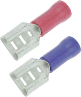 Produktbild: Hevi Flachsteckhülsen-Sortiment 0,25 – 1,0 mm², 1,0 – 2,5 mm², 10 St. teilisoliert
