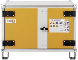 Produktbild: Cemo Akku-Ladeschrank Basic 8/5 230 V, mit Füßen, 2 Ebenen, Kapazität 3 kWh, mit lockEX 2.0, 12109