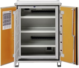 Produktbild: Cemo Akku-Ladeschrank Basic 8/10 230 V, mit Füßen, 4 Ebenen, Kapazität 6 kWh, mit lockEX 2.0, 12114