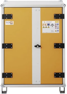 Produktbild: Cemo Akku-Ladeschrank Basic 8/10 400 V, mit Füßen, 4 Ebenen, Kapazität 6 kWh, mit lockEX 2.0, 12115