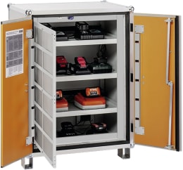 Produktbild: Cemo Akku-Ladeschrank Premium 8/10 230 V, mit Füßen, 4 Ebenen, Kapazität 6 kWh, mit lockEX 2.0, 12118
