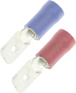 Produktbild: Hevi Flachstecker-Sortiment 0,25 – 1,0 mm², 1,0 – 2,5 mm², 10 St. teilisoliert