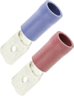 Produktbild: Hevi Flachstecker-Sortiment 0,25 – 1,0 mm², 1,0 – 2,5 mm², 10 St. teilisoliert