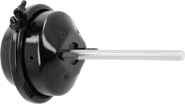 Produktbild: Wabco Membranzylinder Typ 16, pneumatisch, Abdichtung ohne, Kraftabgabe 6.500 N, 6,8 bar, Hub 75 mm, Neuteil