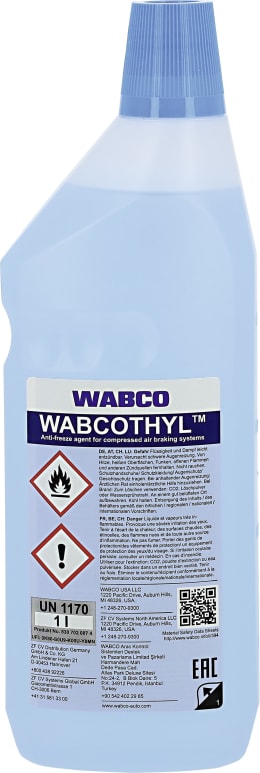 Produktbild: Wabco Frostschutzmittel Wabcothyl für Druckluftbremsanlagen, 1 l, 830 702 087 4