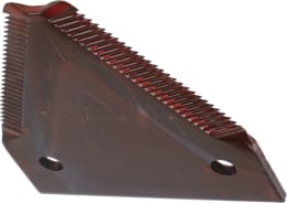 Produktbild: Fendt Messerklinge gezahnt, 82 x 76 x 3 mm für Mähmesser Mähdrescher Fendt, Massey Ferguson