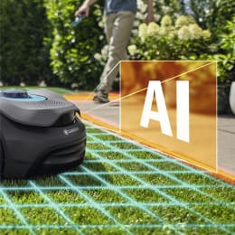 Lifestyle: GARDENA Mähroboter smart SILENO sense im Garten mit AI-Sensortechnologie