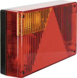 Produktbild: Jokon Schlussleuchte BBSKN 595 mit rot-orangem Glas für Schluss-, Brems-, Blink- und Kennzeichenlicht